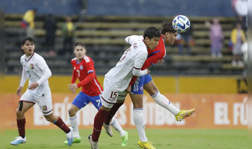 Venezuela sumó sus primeros 3 puntos en el hexagonal final del Sudamericano sub-17. Foto: Conmebol