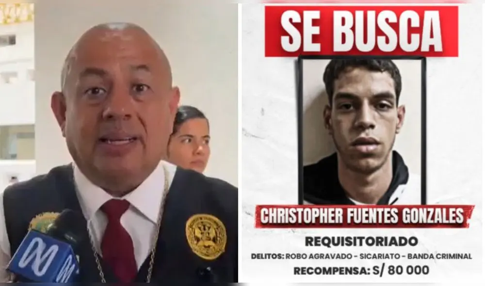 La PNP indicó el asesino se encuentra ubicado en el distrito de San Martín de Porres. Foto: Canal N/composición LR