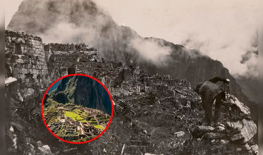 Machu Picchu, antes de ser la maravilla del mundo moderno, fue saqueada por un alemán. Foto: Composición LR /Bingham, Hiram/ National Geograp / Flickr