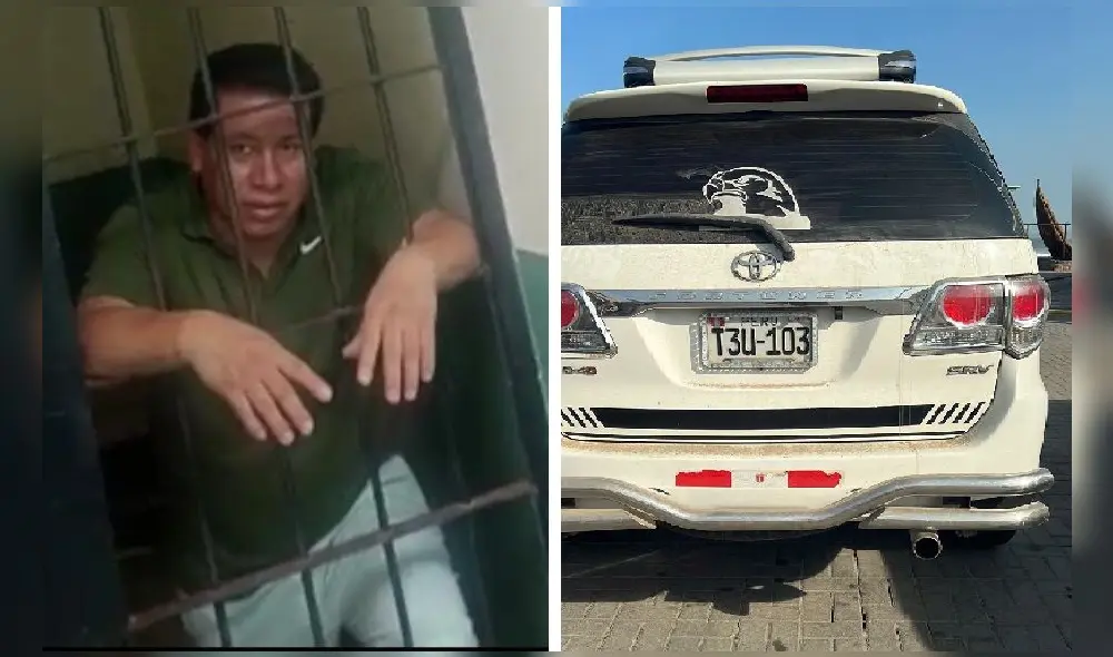 Alcalde manejaba la camioneta blanca, de placa de rodaje T3U-103. Foto: Causa Justa