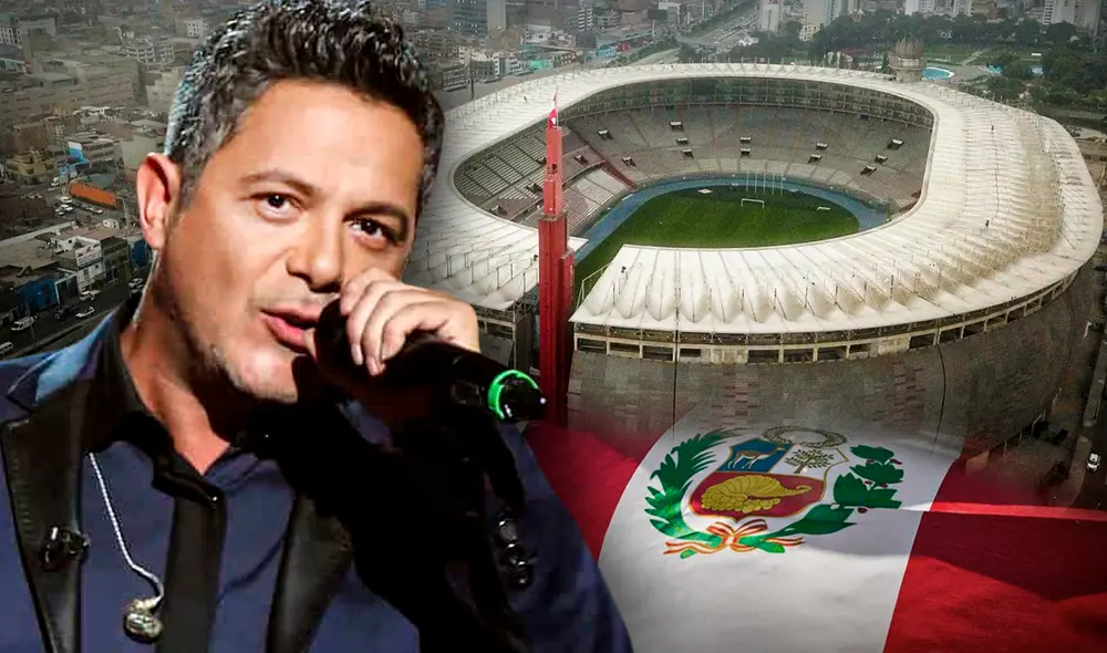 Alejandro Sanz  alista su presentación en el Estadio Nacional. Foto: composición La República / Jazmín Ceras