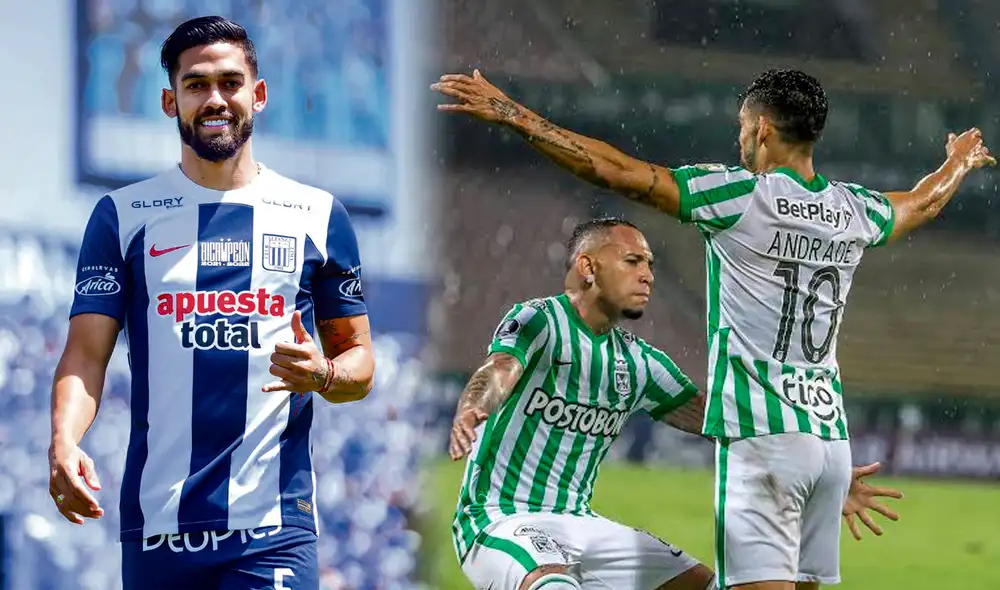 Andrés Andrade llegó como refuerzo de Alianza Lima para el 2023. Foto: composición/Alianza Lima/Twitter @AlePinto_17