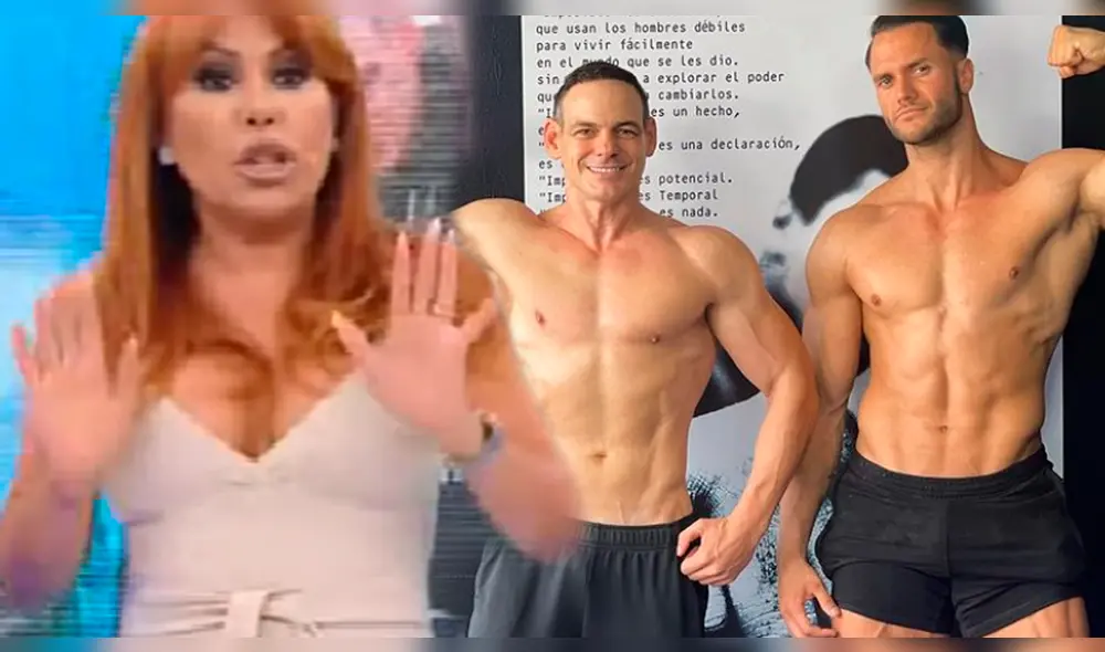 Magaly Medina sorprendida por la colaboración de Mark Vito y Fabio Agostini. Foto: composición LR/ATV/Instagram/Mark Vito - Video: ATV
