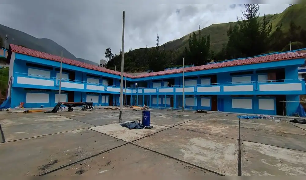 Necesidad. Entre las obras está la I.E. Buldibuyo de Pataz.