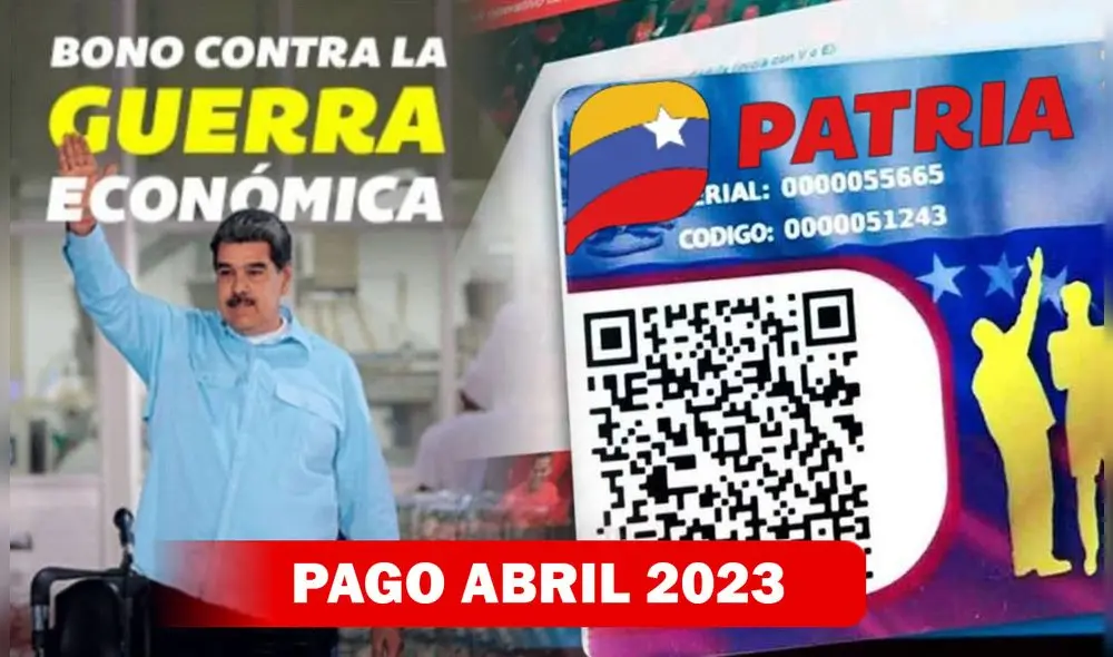 El Gobierno de Nicolás Maduro dio inicio este miércoles 19 de abril al pago del Bono contra la Guerra Económica a los docentes jubilados. Foto: composición/Sistema Patria/Twitter