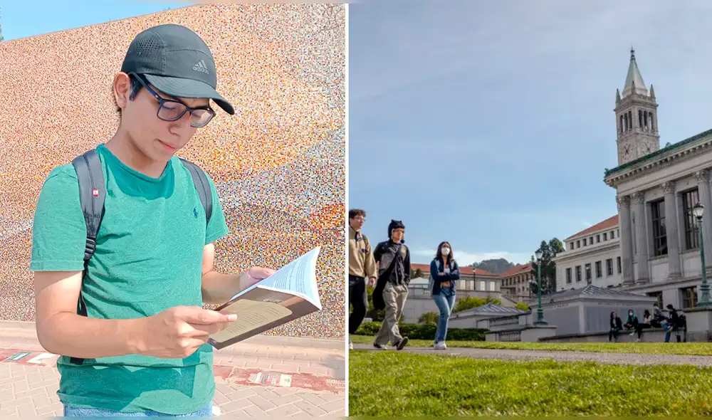 Jheysser (18) estudia en la Universidad Nacional de Trujillo. Foto: composición LR/S. Verde/La República/calmatters.org