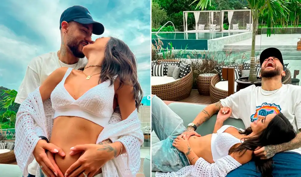 Neymar Junior se mostró muy feliz en sus redes sociales con su pareja. Foto: Instagram/Neymar