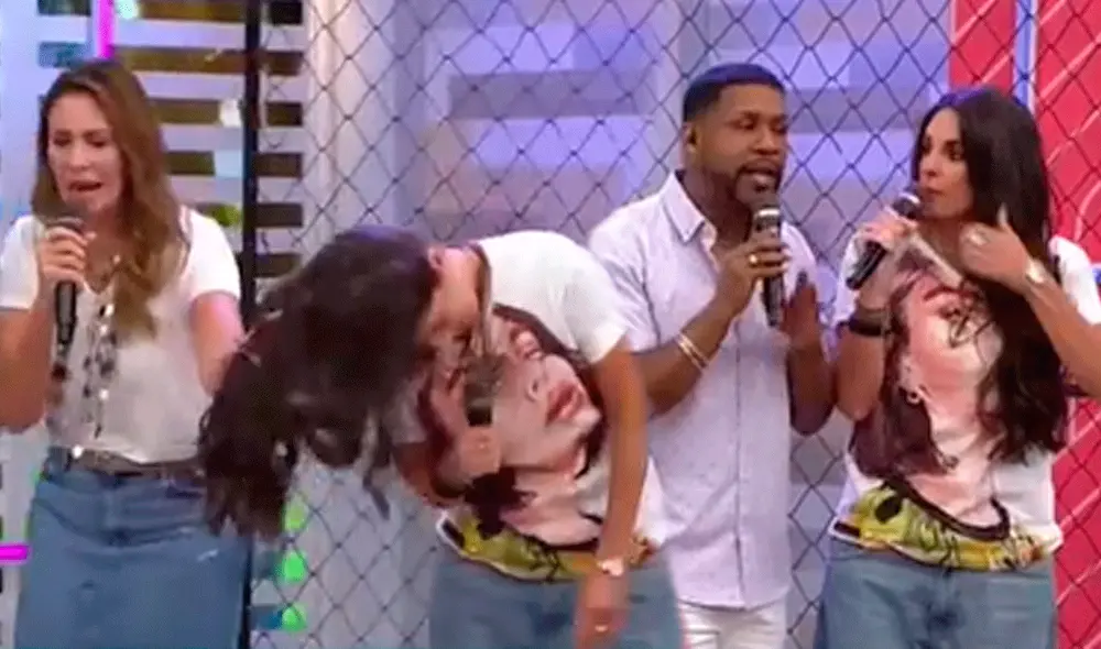 Rebeca Escribens y Almendra Gomelsky mantienen una larga relación amical. Foto: composición LR/América TV Rebeca Escribens y Almendra Gomelsky mantienen una larga relación amical. Foto: composición LR/América TV