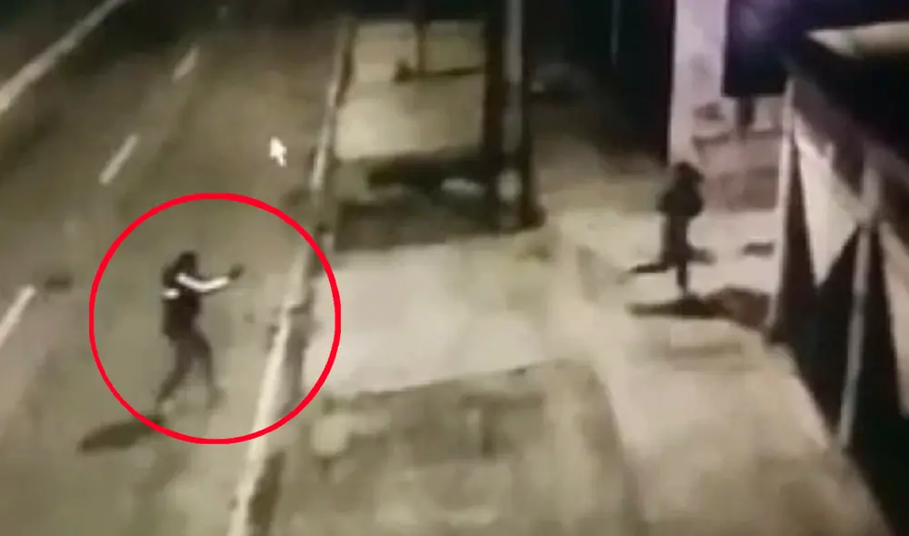 El ciudadano que mató al ladrón huyó del lugar, sostuvo la Policía. Foto: captura de Noticias Caracol