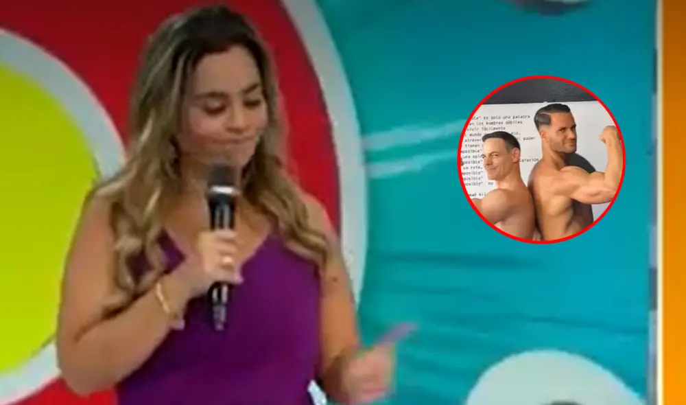 Ethel Pozo no ve con buenos ojos el junte de Mark Vito y Fabio Agostini. Foto: captura América TV Ethel Pozo no ve con buenos ojos el junte de Mark Vito y Fabio Agostini. Foto: captura América TV