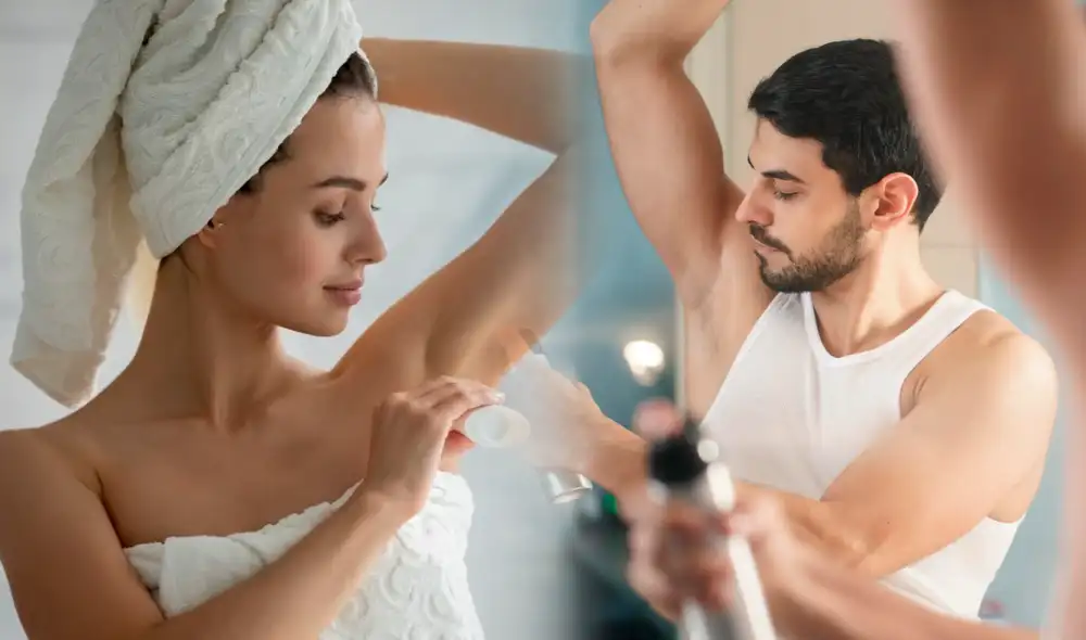 Conoce por qué no deberías aplicarte desodorante después de salir de la ducha. Foto: composición LR/Freepik/GQ México