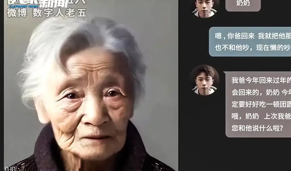 El joven programó una herramienta del chatbot para que simule ser su abuela. Foto: SCMP
