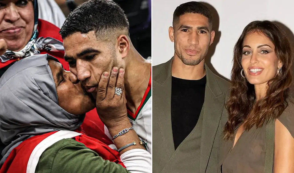 Achraf Hakimi llegó a París en 2021. Foto: composición LR/AFP