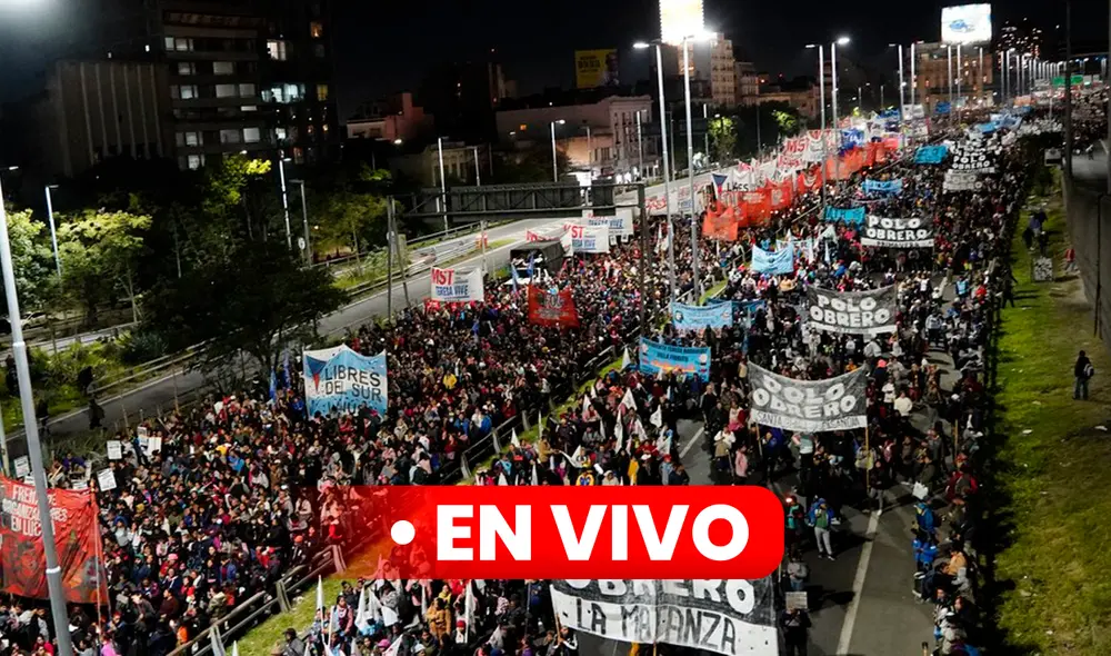 Las protestas iniciaron desde horas de la tarde en Buenos Aires. Foto: composición LR/Emmanuel Fernández Las protestas iniciaron desde horas de la tarde en Buenos Aires. Foto: composición LR/Emmanuel Fernández