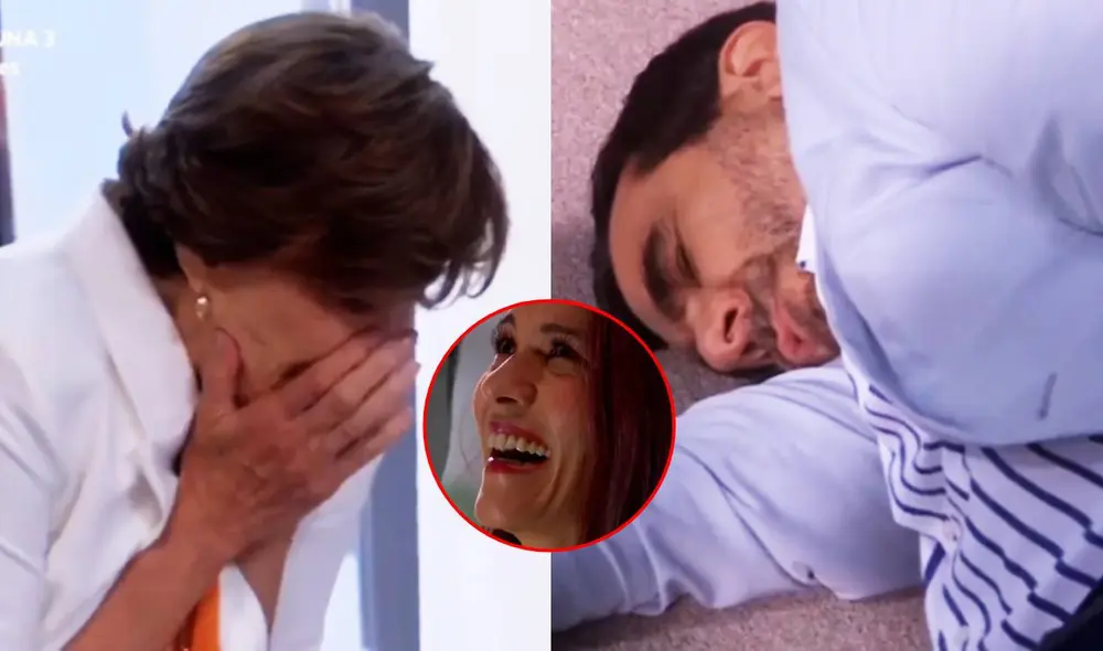 Diego Montalbán no soportó la noticia y se desmayó frente a los ojos de Francesca en "Al fondo hay sitio". Foto: composición LR/América TV Diego Montalbán no soportó la noticia y se desmayó frente a los ojos de Francesca en "Al fondo hay sitio". Foto: composición LR/América TV