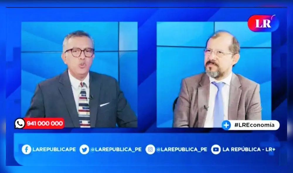 Rumi Cevallos entrevista a Ítalo Cardona, director de la Oficina de la OIT para los países andinos. Foto: Captura.