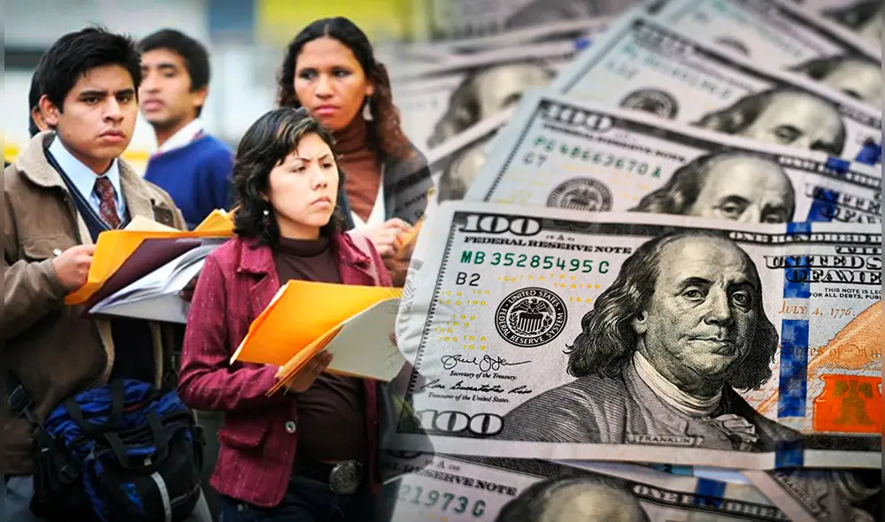 Esto es lo que debería trabajar un peruano para tener 1 millón de dólares. Foto: composición La República/ComexPerú