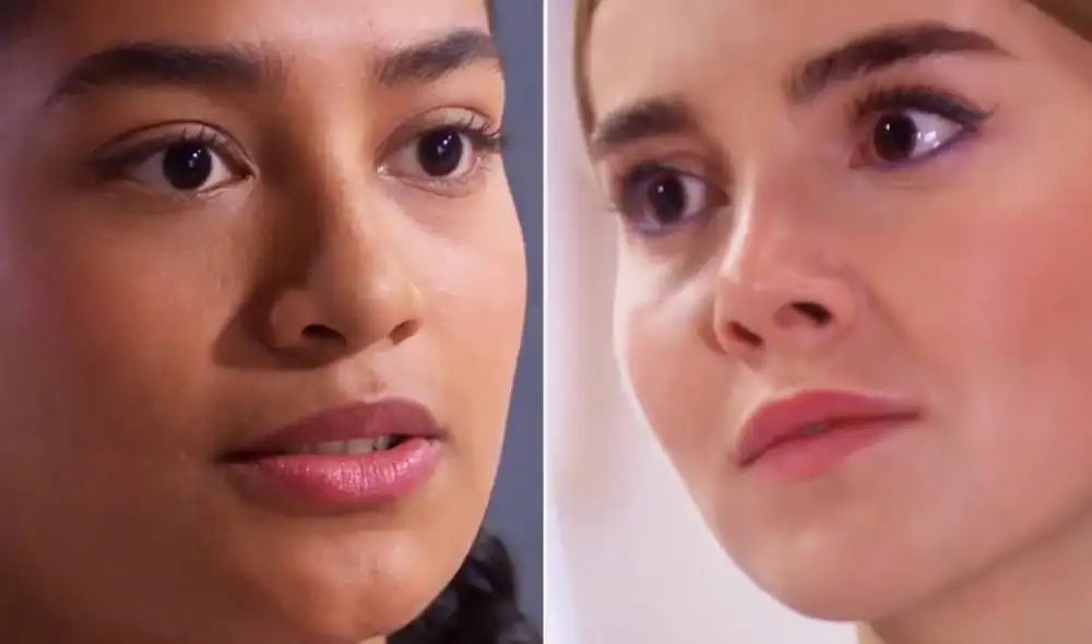 July y Laia tuvieron una fuerte discusión tras un vergonzoso episodio con Cristóbal en "Al fondo hay sitio". Foto: composición LR/América TV