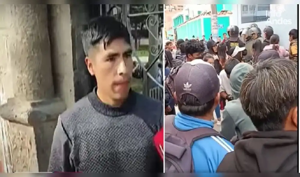 Exigen construcción de nuevo pabellón en universidad. Foto: captura de video/Infoandes Exigen construcción de nuevo pabellón en universidad. Foto: captura de video/Infoandes