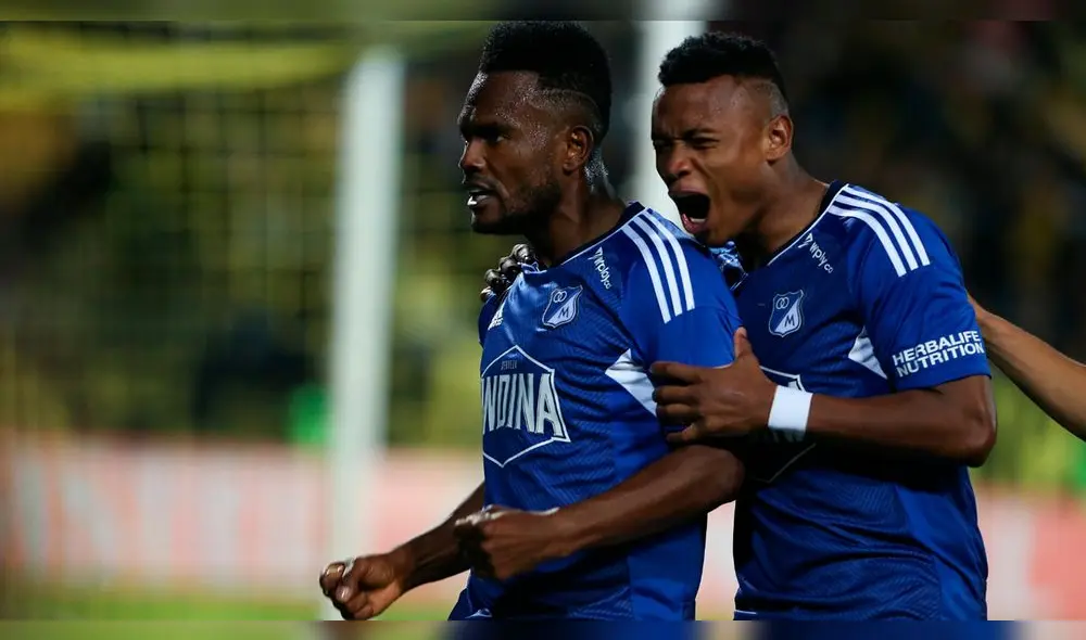 Millonarios logró ante Peñarol su segundo triunfo consecutivo en esta Copa Sudamericana 2023. Foto: EFE | Video: ESPN