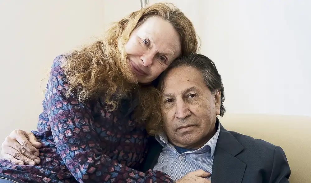 Horas finales. Alejandro Toledo y Eliane Karp en la entrevista a EFE. Anunció que hoy se entregará. Él quedará detenido, a ella le devolverán el pasaporte.