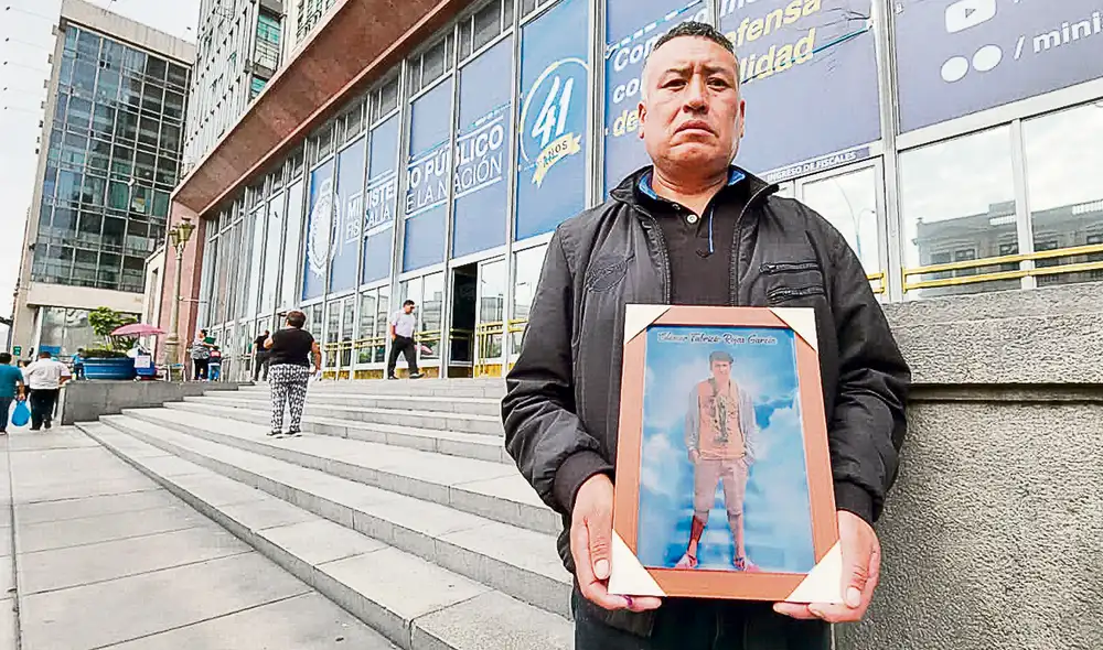 Denuncia. Reider Rojas dijo que el Ejército mató a su hijo. Foto: María Pía Ponce/La República