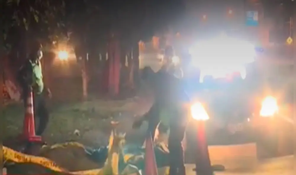 La Policía trasladó el cadáver a la Morgue Central de Lima. Foto: Canal N | Video: Canal N