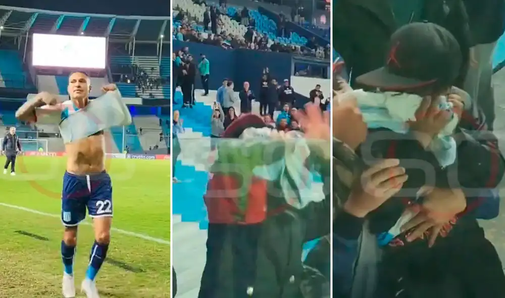 Paolo Guerrero fue titular en la victoria de Racing sobre Aucas por la Copa Libertadores. Foto: Captura/Sports Center Paolo Guerrero fue titular en la victoria de Racing sobre Aucas por la Copa Libertadores. Foto: Captura/Sports Center