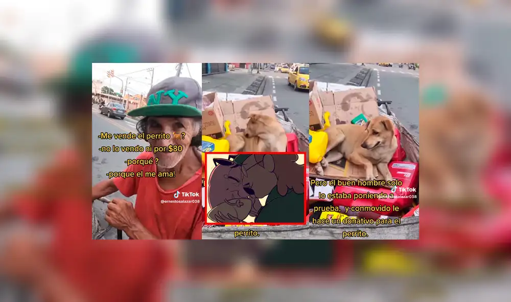 El conmovedor momento cuenta con 6,2 millones de visitas. Foto: composición LR/TikTok