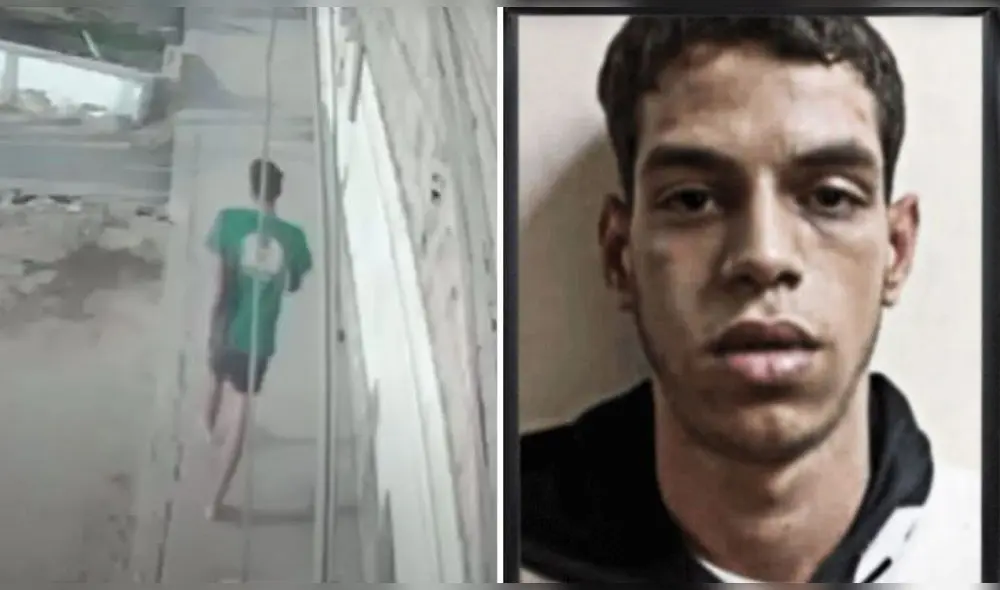 'Maldito Cris' es un ciudadano extranjero que tiene antecedentes policiales en Perú por diversos delitos. Foto: captura de PanamericanaTV/ composición LR - Video: difusión