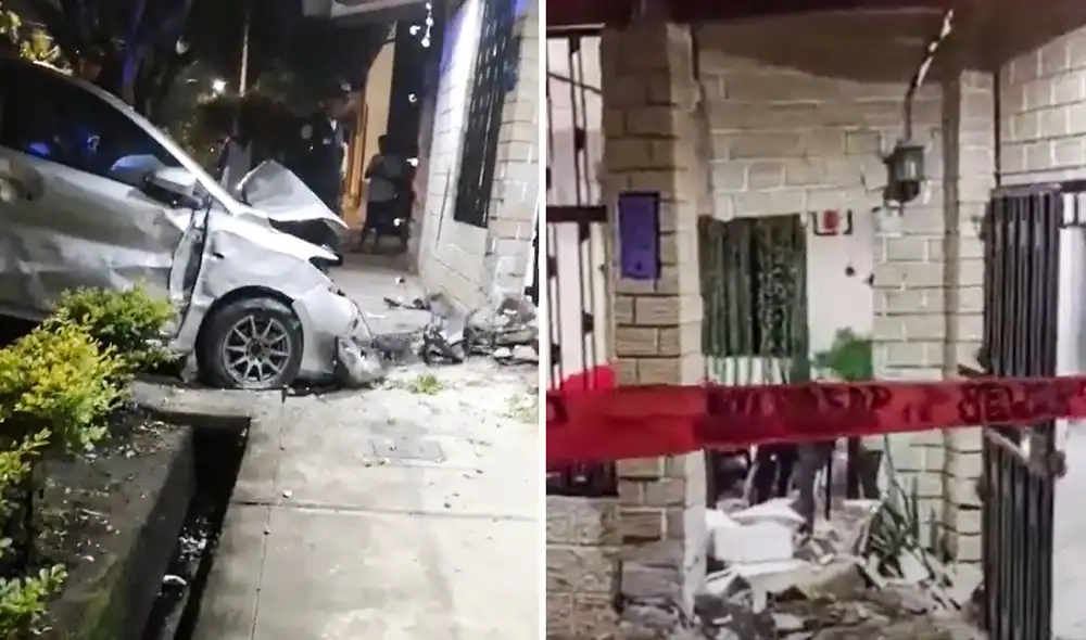 La vivienda resultó con daños materiales. Foto: composición Jazmin Ceras/ La República/  Tarapoto Noticias - Video: Tarapoto Noticias