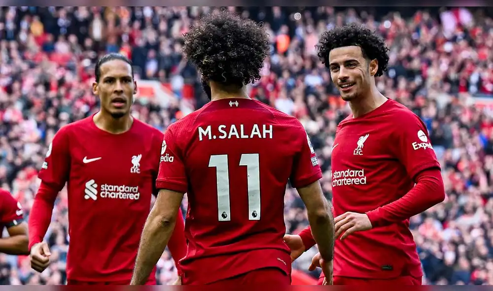 Liverpool llegó a los 50 puntos en la Premier League 2022-203. Foto: Twitter @LFC