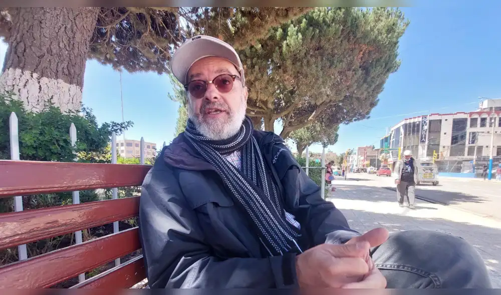 Luis Humberto Béjar, párroco que se manifestó en contra del Gobierno. Foto: Liubomir Fernández/La República.