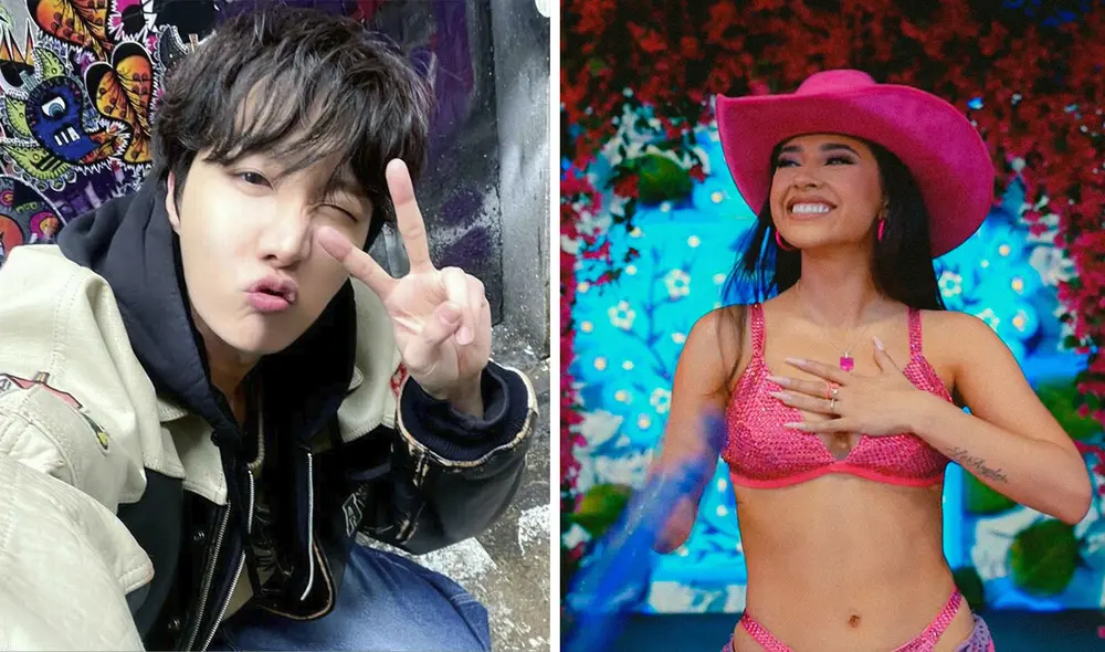 J-Hope y Becky G casi se presentan juntos en Coachella 2023. Foto: composición LR/BIGHIT/Coachella