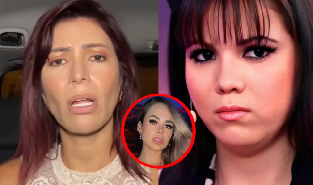 Milena Zárate le recordó a su hermana el polémico romance que tuvo con Edwin Sierra cuando era su pareja. Foto: YouTube/Milena Zárate/Latina/Instagram/Jossmery Toledo