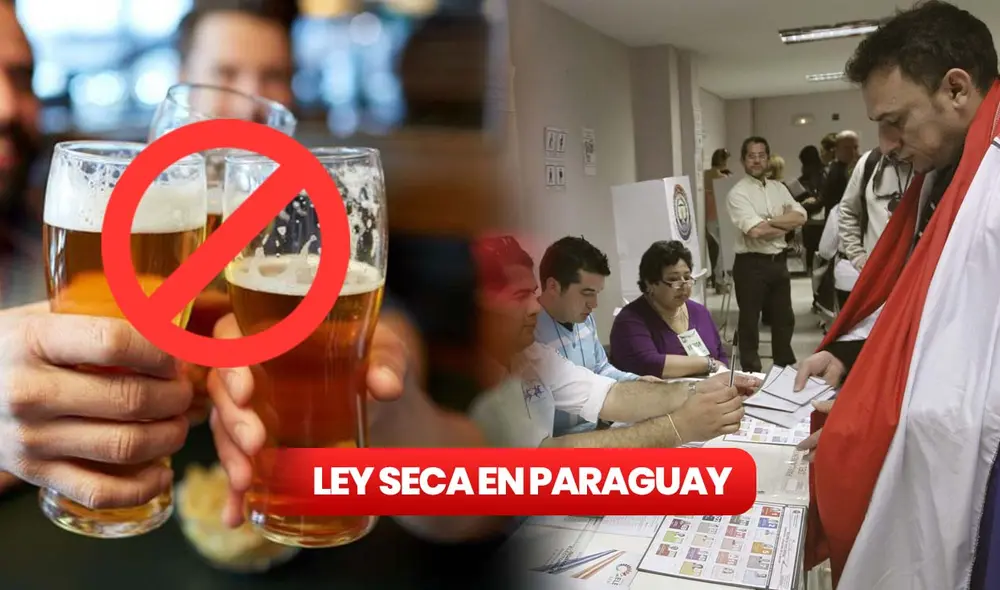 En las Elecciones Generales de Paraguay, la población deberá respetar la ley seca. Foto: EFE/ Hoy/ Vecteezy/ Composición LR
