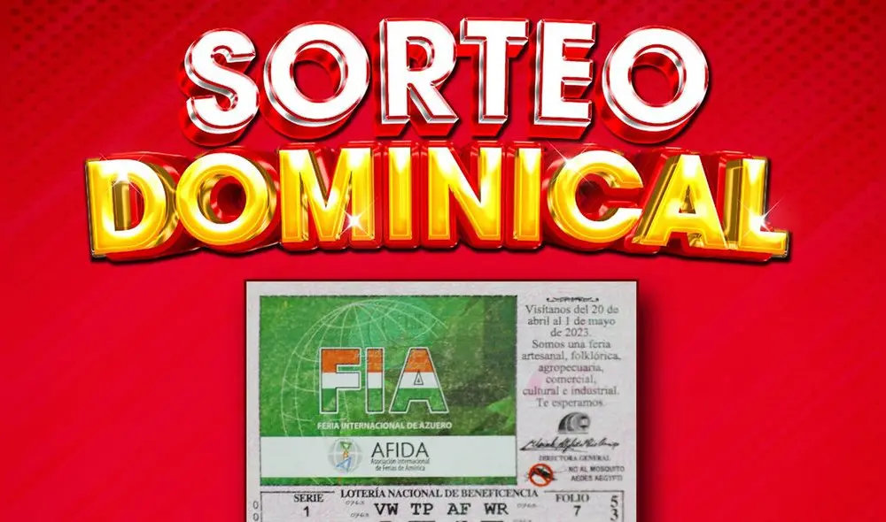 Lotería Nacional de Panamá: Lotería de hoy 23 de abril, Telemetro en VIVO del Sorteo Dominical. Foto: LNBPMA/ Twitter
