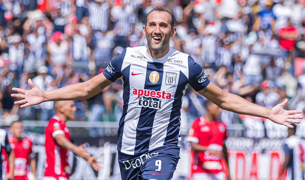 Hernán Barcos anotó el segunto y tercer gol de Alianza Lima frente a Unión Comercio. Foto: Liga 1 Hernán Barcos anotó el segunto y tercer gol de Alianza Lima frente a Unión Comercio. Foto: Liga 1