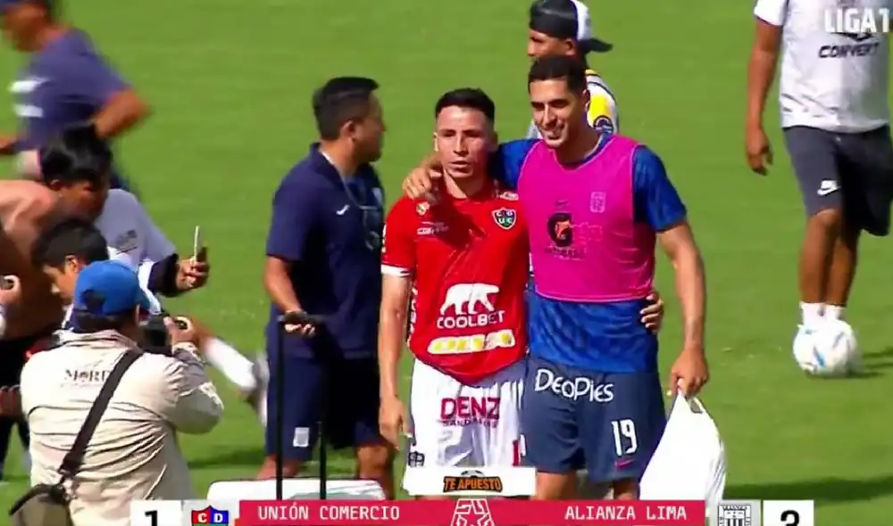 Alianza Lima ganó 3-1 a Unión Comercio en el estadio IPD de Moyobamba. Foto: captura de Liga 1 - Video: Liga 1 Max