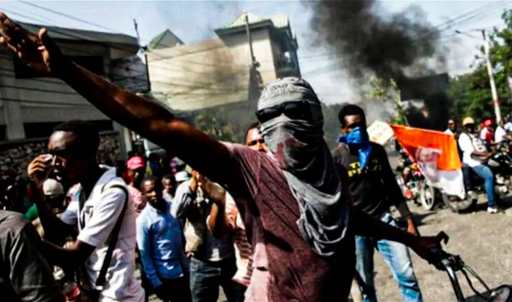 También 12 mujeres resultaron heridas en los enfrentamientos. Foto: Haití Progress