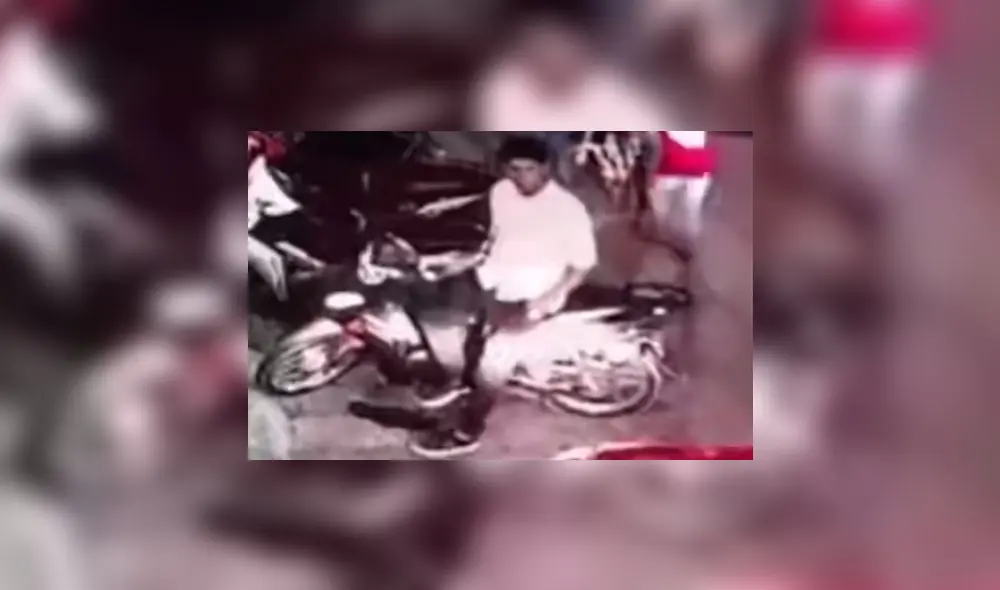 Falso vigilante se llevó la moto que dejaron para que la cuide. Foto: Iquitos al Rojo Vivo