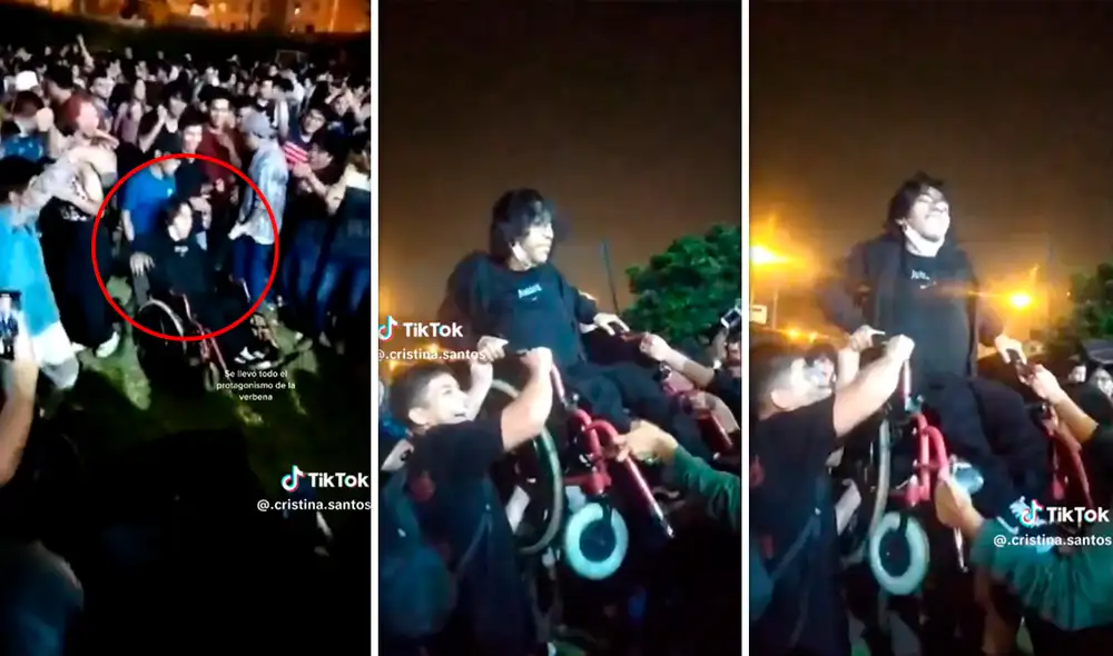 El video del festejo sumó miles de reproducciones en TikTok. Foto: composición LR/TikTok/@.Cristina.santos