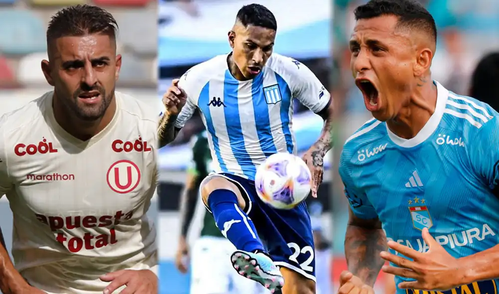 Partidos de hoy, lunes 24 de abril: Universitario vs. Sporting Cristal y Racing vs. Tucumán son los cotejos más atractivos. Foto: composición GLR/Liga 1/Racing