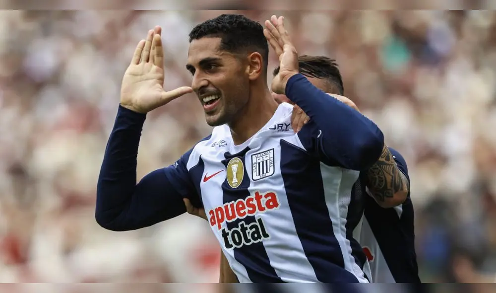 Pablo Sabbag es el goleador de Alianza Lima en la Liga 1 2023 con 5 anotaciones. Foto: Alianza Lima