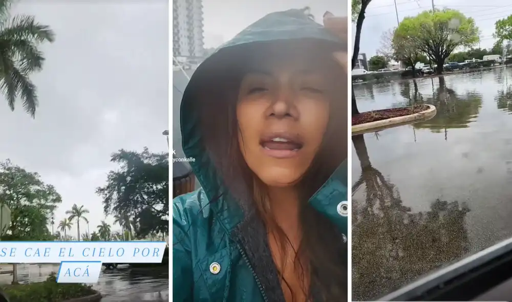 Katty Villalobos viajó a Miami para cubrir una nota. Foto: composición LR/Instagram - Video: Instagram