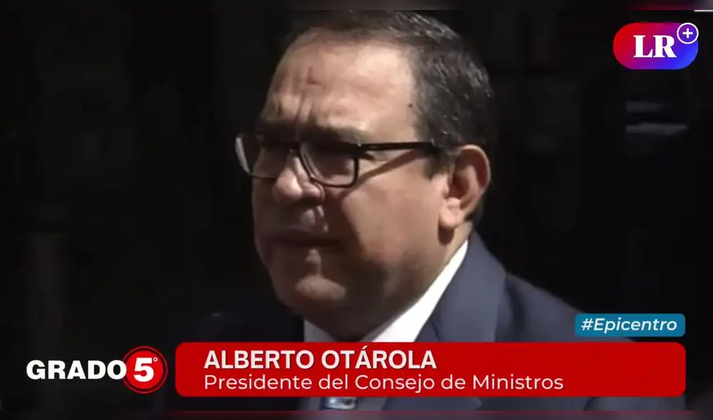 David Gómez Fernandini comenta las declaraciones de Otárola sobre nuevos ministros. Foto/Video: Grado 5/LR+