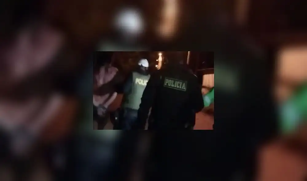 Policía rescató a los 2 presuntos delincuentes. Foto: captura Serenazgo de Cajamarca