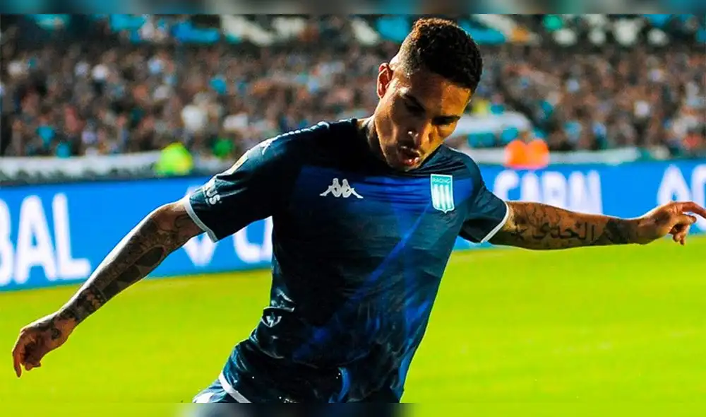Paolo Guerrero llegó a Racing en 2023. Foto: Racing