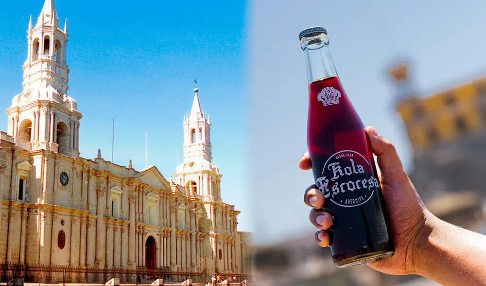 La gaseosa Kola Escocesa sabe a tutifruti y tiene color vino. Foto: composición LR/Facebook/Kola Escocesa/Flickr/Martín García