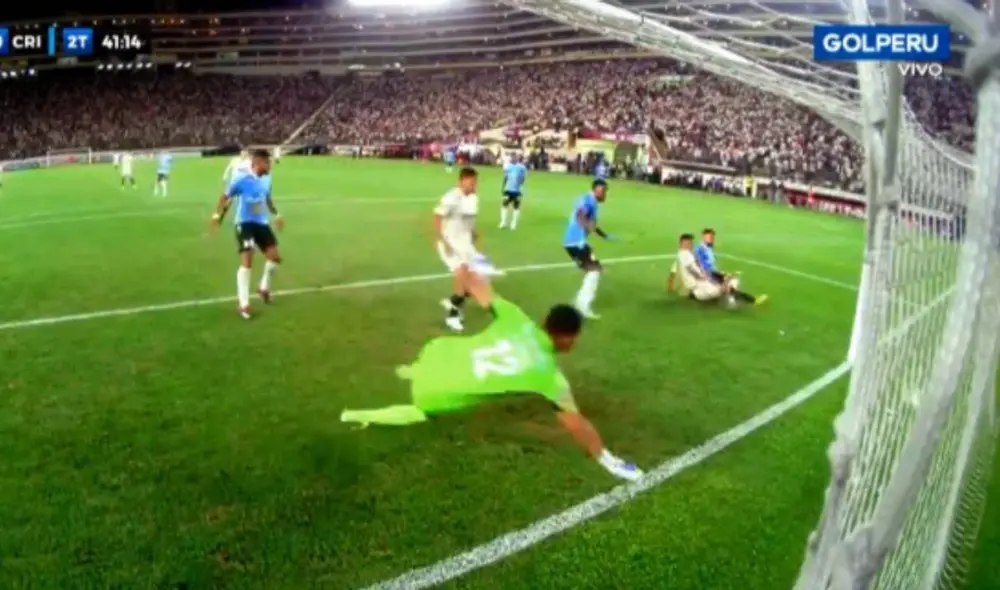 Universitario anotó el segundo gol en los minutos finales. Foto: captura GolPerú